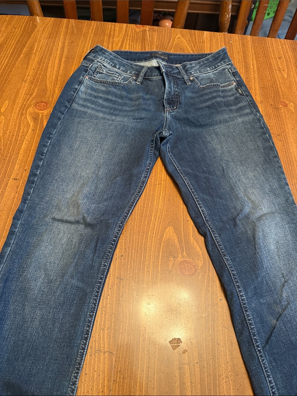 Classic Women's Dark Blue Silver Co. Jeans